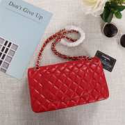 Chanel Flap Bag 25cm Red Gold Hardware Bagsaa - 2