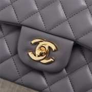 Chanel Flap Bag 25cm Gray Gold Hardware Bagsaa - 4