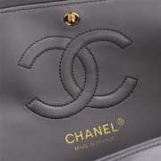 Chanel Flap Bag 25cm Gray Gold Hardware Bagsaa - 3