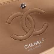 Chanel Flap Bag 25cm Apricot Silver Hardware Bagsaa - 5