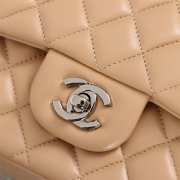 Chanel Flap Bag 25cm Apricot Silver Hardware Bagsaa - 3