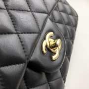 Chanel Flap Bag 25cm Black Gold Hardware Bagsaa - 2