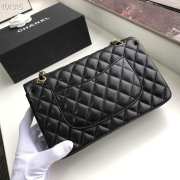 Chanel Flap Bag 25cm Black Gold Hardware Bagsaa - 3