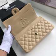 Chanel Flap Bag 25cm Apricot Gold Hardware Bagsaa - 3