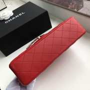 Chanel Flap Bag 25cm Red Silver Hardware Bagsaa - 2