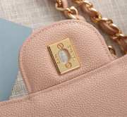 Chanel Flap Bag 1113 30cm Cavier Pink Gold Hardware - 3