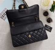 Chanel Flap Bag 1113 30cm Cavier Black Gold Hardware - 2