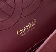 Chanel Flap Bag 1113 30cm Cavier Wine Red Gold Hardware - 5