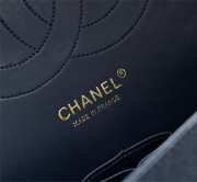 Chanel Flap Bag 1113 30cm Cavier Blue Gold Hardware - 6