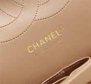 Chanel Flap Bag 1113 30cm Lambskin Apricot Gold Hardware - 3