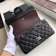 Chanel Bag 25cm Black with Silver Hardware Bagsaa - 3