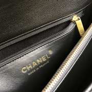 Chanel Coco Handle Gold Caviar Black 28 cm - 6