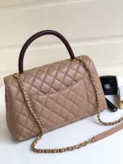 Chanel Coco Handle Gold Caviar Camel 28 cm - 2