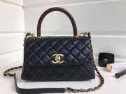 Chanel Coco Handle Gold Caviar Black 24 cm - 1