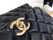 Chanel Coco Handle Gold Caviar Black 24 cm - 3