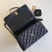 Chanel Coco Handle Gold Caviar Black 24 cm - 2