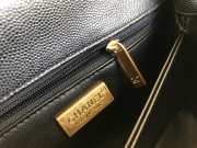 Chanel Coco Handle Gold Caviar Black 24 cm - 6