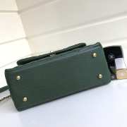 Chanel Coco Handle Gold Caviar Dark Green 24 cm - 3