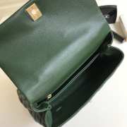 Chanel Coco Handle Gold Caviar Dark Green 24 cm - 4