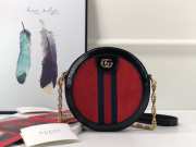 Gucci Ophidia mini round shoulder bag 550618 Red - 1