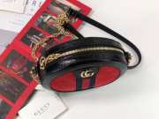 Gucci Ophidia mini round shoulder bag 550618 Red - 2