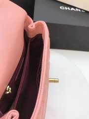 Chanel Coco Handle Gold Caviar Pink 24 Cm - 4