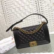 Chanel Leboy Lambskin Black 25cm Gold hardware - 1