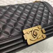 Chanel Leboy Lambskin Black 25cm Gold hardware - 6