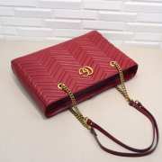 Gucci GG Marmont matelassé medium tote Red 524578 - 4