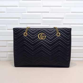 Gucci GG Marmont matelassé medium tote Black 524578