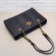 Gucci GG Marmont matelassé medium tote Black 524578 - 5