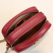 Gucci GG Marmont mini shoulder bag Red 550155 - 6