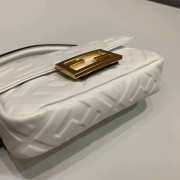 Fendi Mini Baguette White 18cm - 6