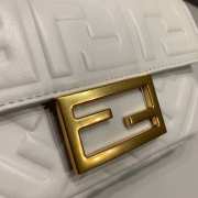 Fendi Mini Baguette White 18cm - 3