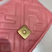 Fendi Mini Baguette Pink 18cm - 3