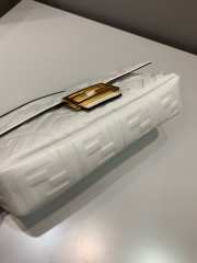 Fendi Medium Baguette White 26cm - 6