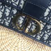 Dior Oblique Montaigne M9203 Blue 24cm - 6