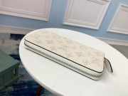 LV Zippy Wallet M58429 Mahina Leather White - 3