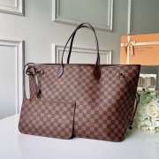 Louis Vuitton Neverfull Damier Ebene GM N41357 Red - 1