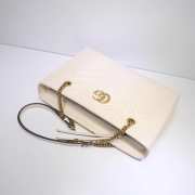 Gucci GG Marmont Matelassé Medium Tote White 524578 - 6