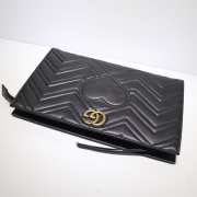 Gucci Women GG Marmont matelassé clutch Black 448450 - 5