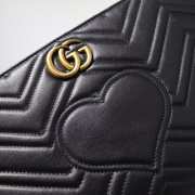 Gucci Women GG Marmont matelassé clutch Black 448450 - 2