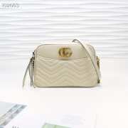 Gucci Marmont Medium Shoulder Bag White 443499 Bagsaa - 1