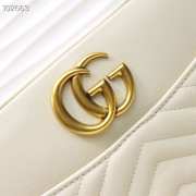 Gucci Marmont Medium Shoulder Bag White 443499 Bagsaa - 4