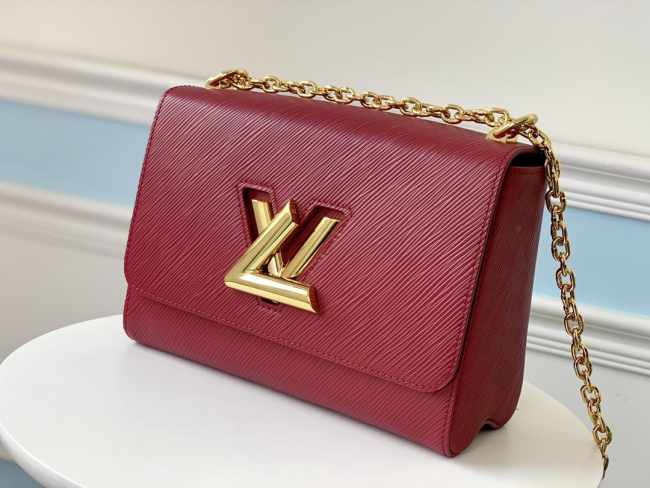 Louis Vuitton Twist MM M53597 Wine Red - 1