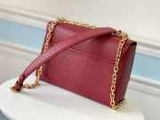 Louis Vuitton Twist MM M53597 Wine Red - 6