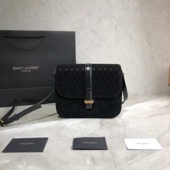 YSL MONOGRAM ALL OVER 568604 Black