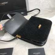 YSL MONOGRAM ALL OVER 568604 Black - 4