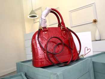 Louis Vuitton Alma BB Red M91585 Bagsaa