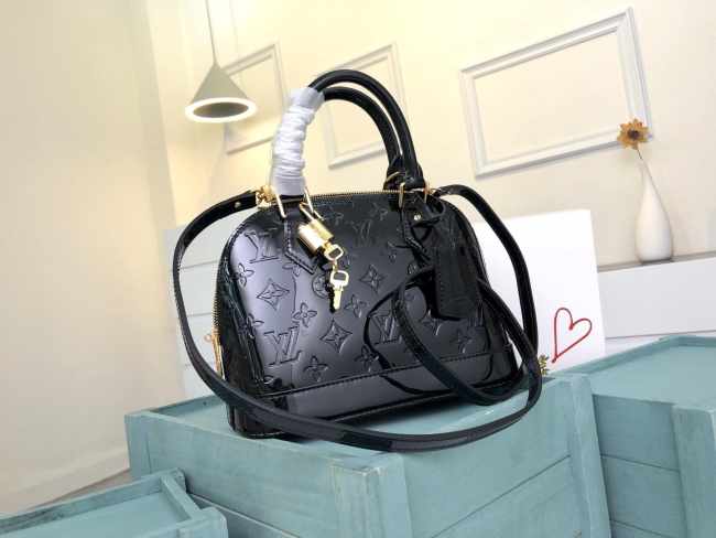 Louis Vuitton Alma BB Black M91585 Bagsaa - 1